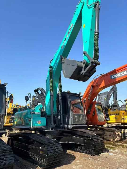 2023 Kobelco SK200D crawler excavator, front three-quarter view
