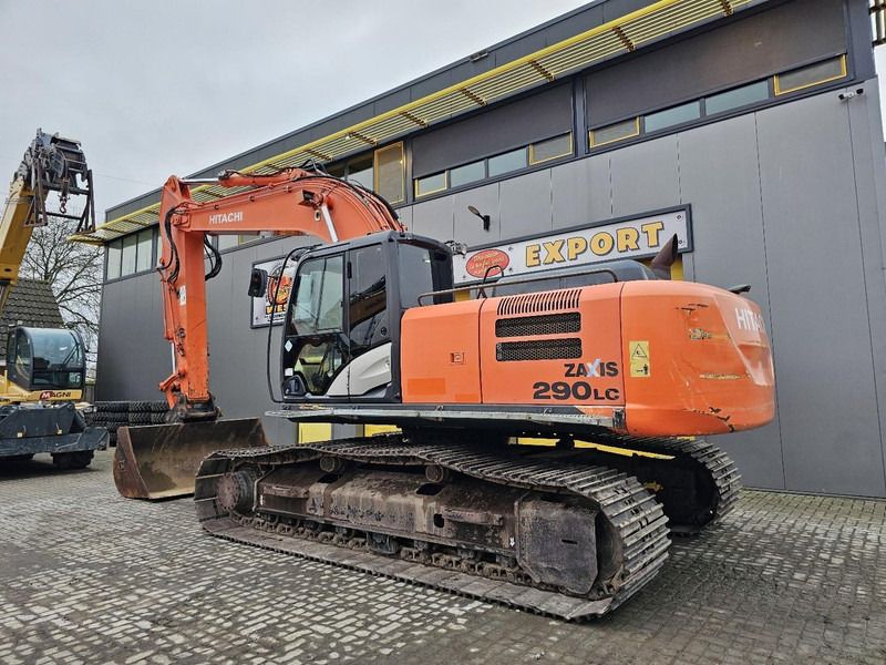 2012 Hitachi Zaxis 290LC excavator, rear three-quarter view 2012 Hitachi Zaxis 290LC excavator, rear three-quarter view