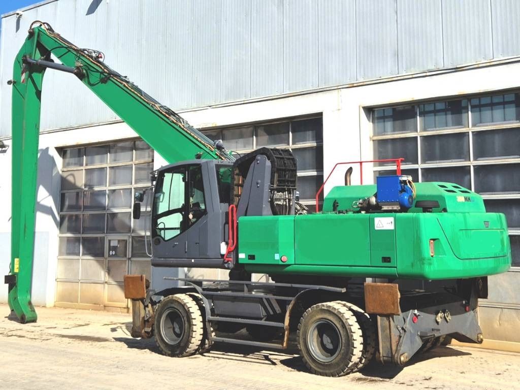 2019 Atlas 350MH material handler, side view