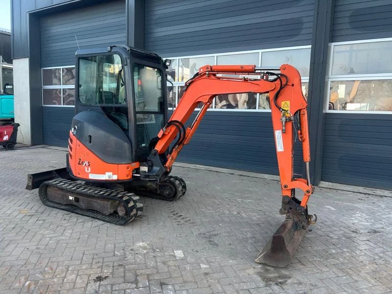 2011 Hitachi Zaxis U mini excavator, side view