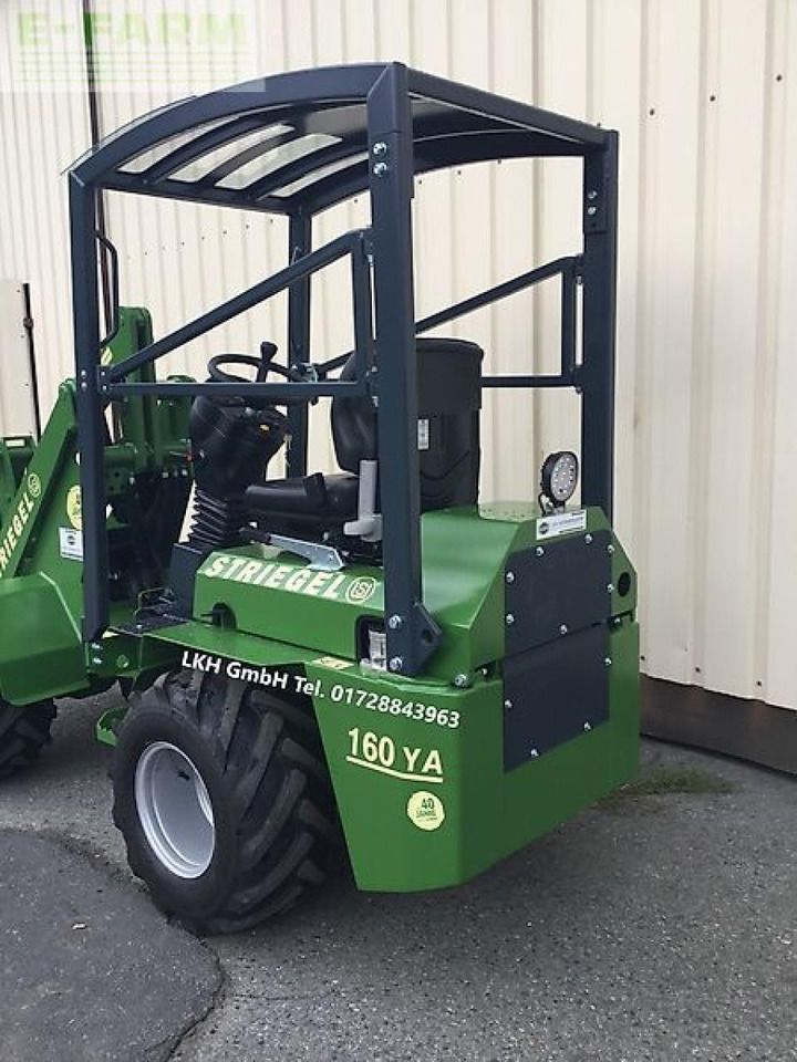 2022 Striegel 160 YA mini excavator, rear three-quarter view