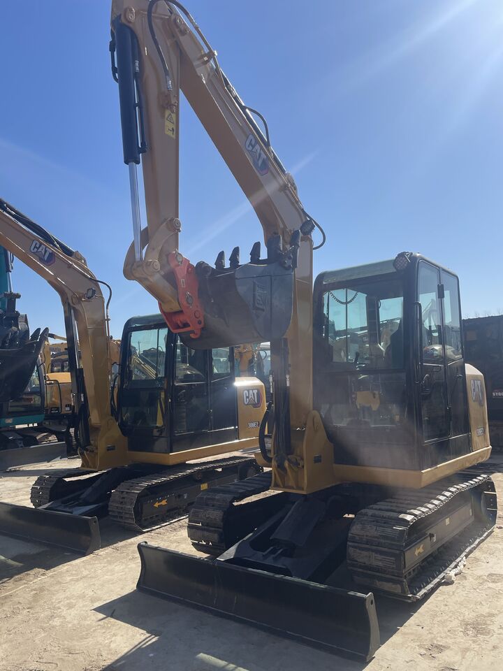 2024 Caterpillar 306E2 mini excavator front three-quarter view