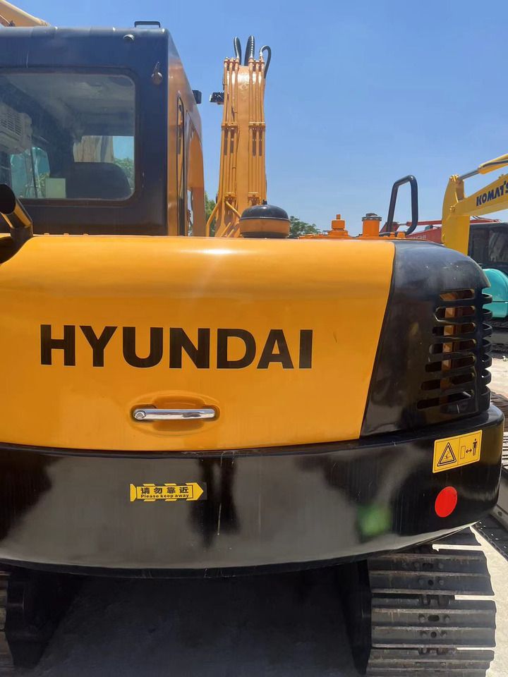 2021 Hyundai R80-7 excavator rear view