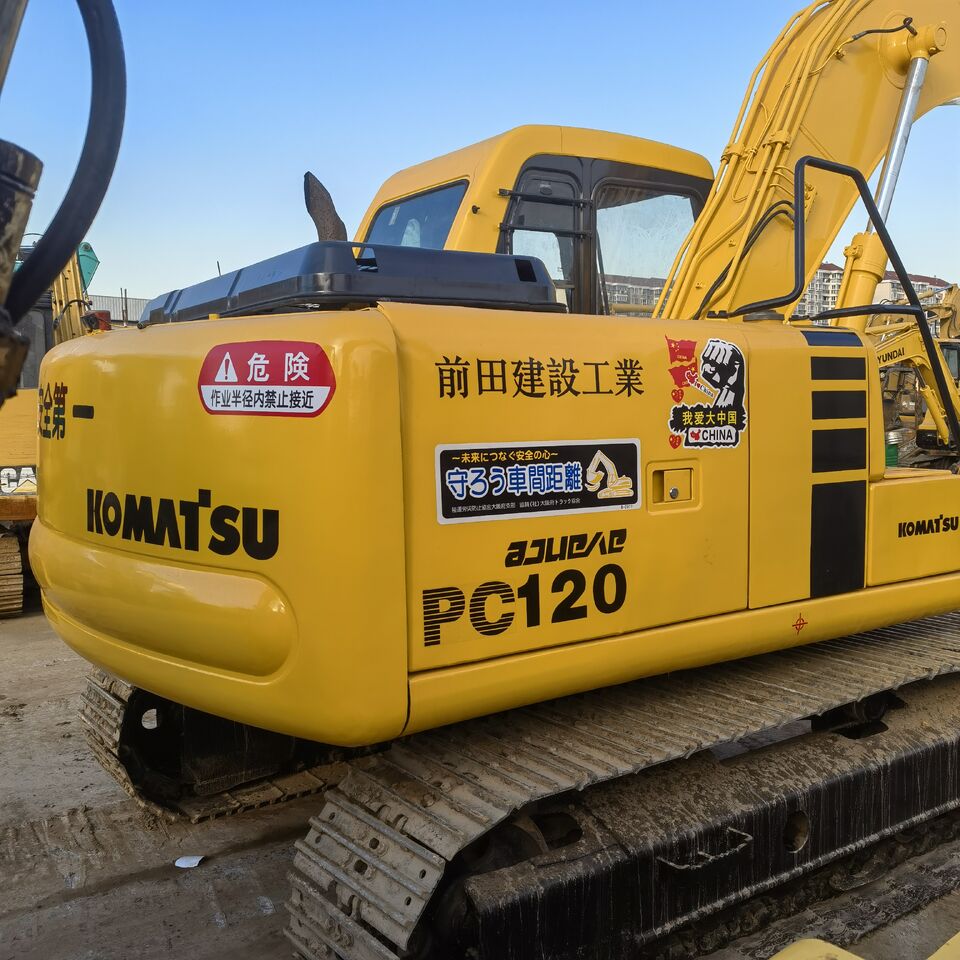 2024 Komatsu PC120-6 excavator rear three-quarter view