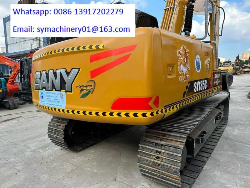 2023 Sany SY135C crawler excavator rear three-quarter view 2023 Sany SY135C crawler excavator rear three-quarter view