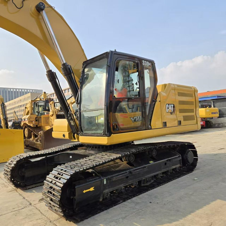 2023 Caterpillar 330GC crawler excavator, side view