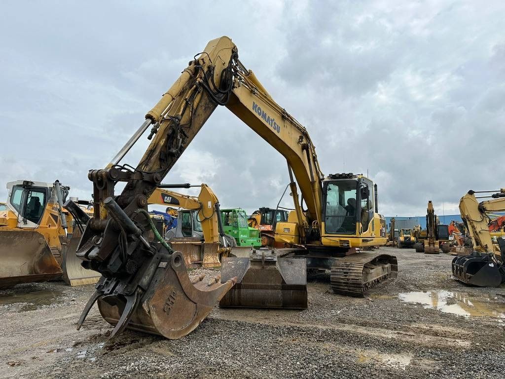 2008 Komatsu PC210LC-8 crawler excavator, front three-quarter view