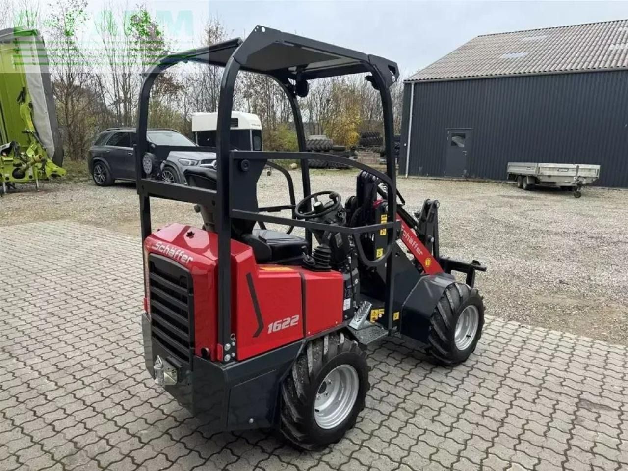 2025 Schäffer 1622 mini excavator, rear three-quarter view 2025 Schäffer 1622 mini excavator, rear three-quarter view