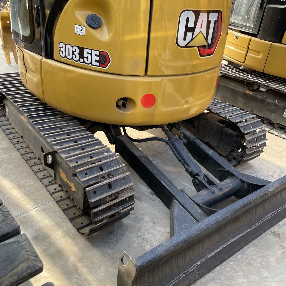 Caterpillar 303.5E mini excavator rear view