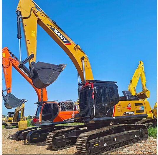 2026 Sany SY335H crawler excavator, side view