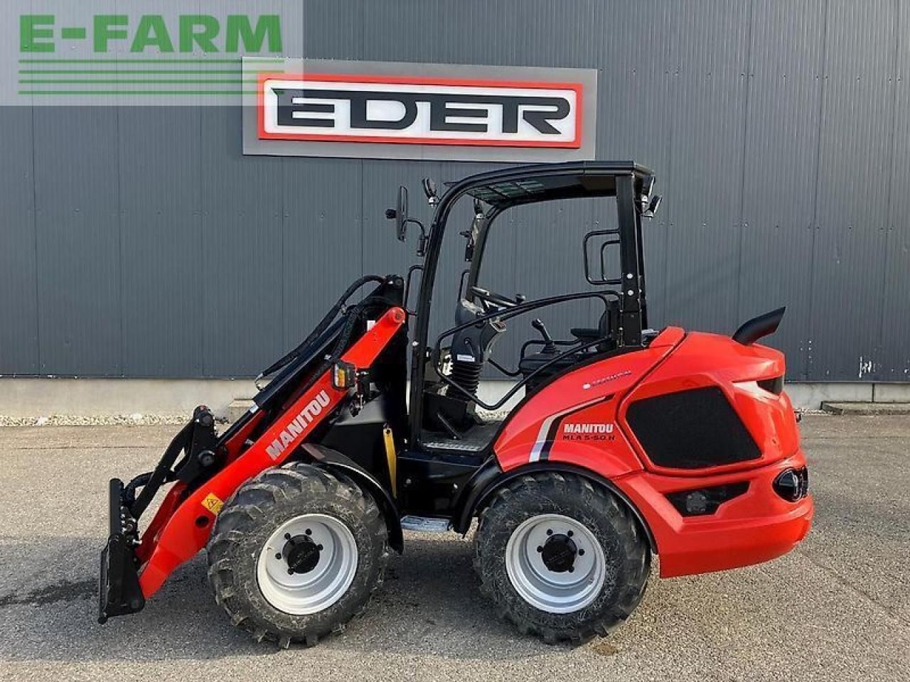 2023 Manitou MLA 5-50 H mini excavator, side view