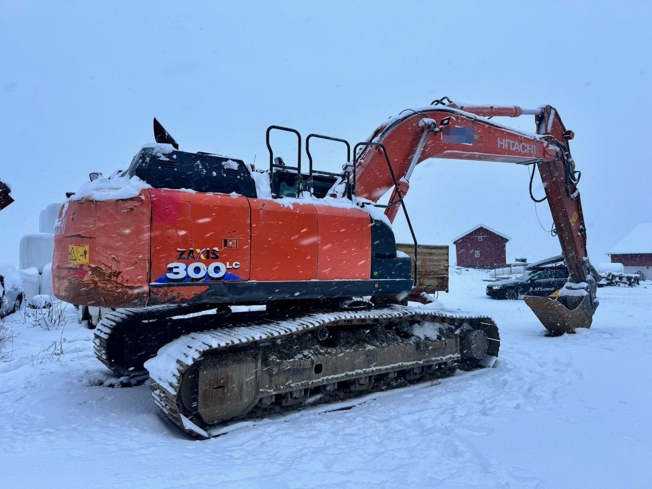 2019 Hitachi Zaxis 300LC crawler excavator, side view
