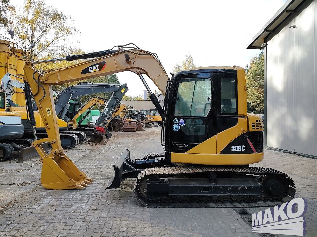2005 Caterpillar 308C crawler excavator, side view