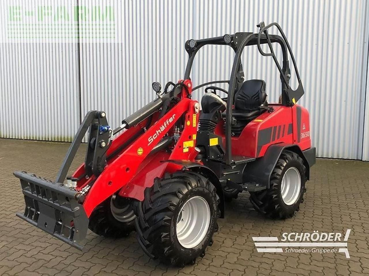 2023 Schäffer 3650 mini excavator, front three-quarter view 2023 Schäffer 3650 mini excavator, front three-quarter view