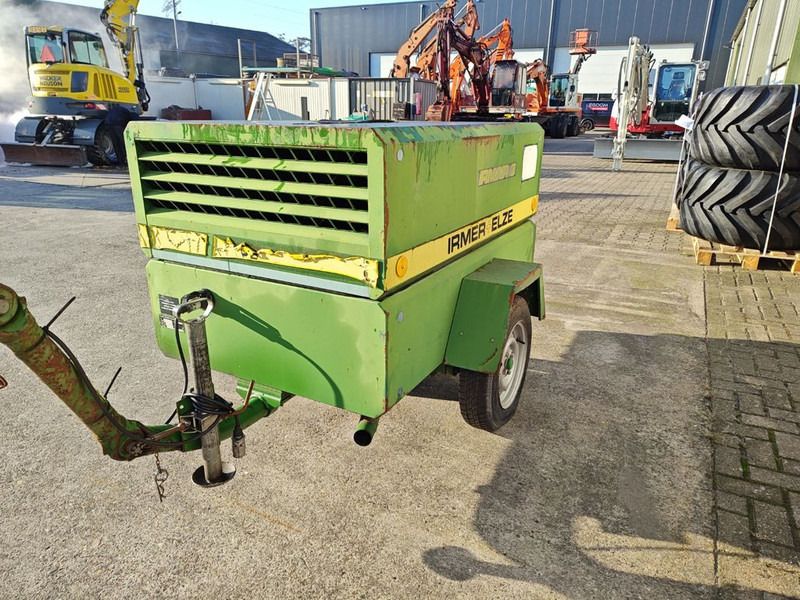 1991 Irmer + Elze 95 IRMAIR 3 portable compressor, rear three-quarter view 1991 Irmer + Elze 95 IRMAIR 3 portable compressor, rear three-quarter view