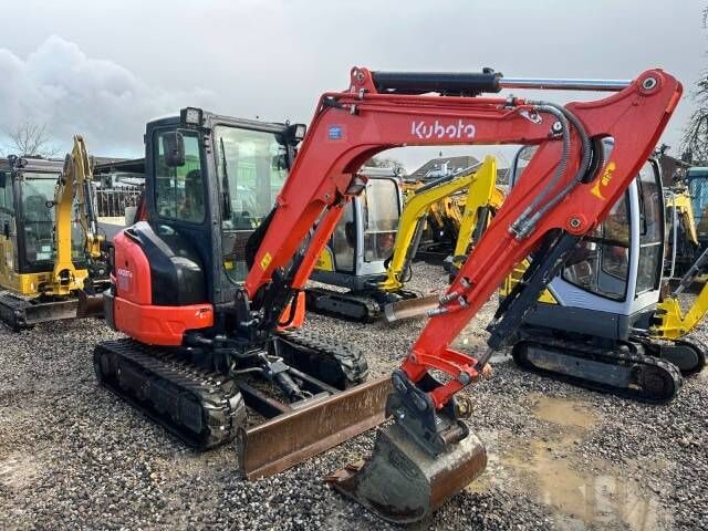 2019 Kubota KX037-4 HI mini excavator, side view