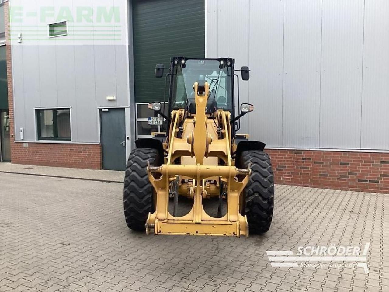 2022 Caterpillar 914 HL mini excavator, front view