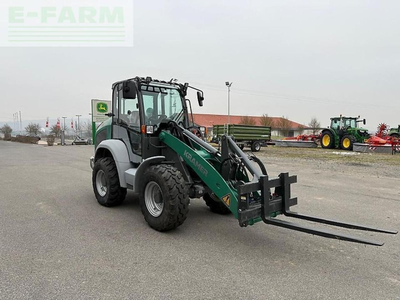 2023 Kramer KL255 wheel loader, front three-quarter view 2023 Kramer KL255 wheel loader, front three-quarter view