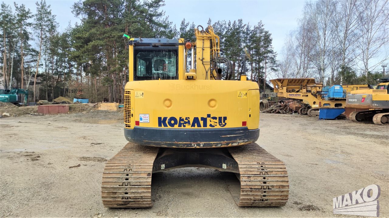 2013 Komatsu PC138US-8 crawler excavator, rear view