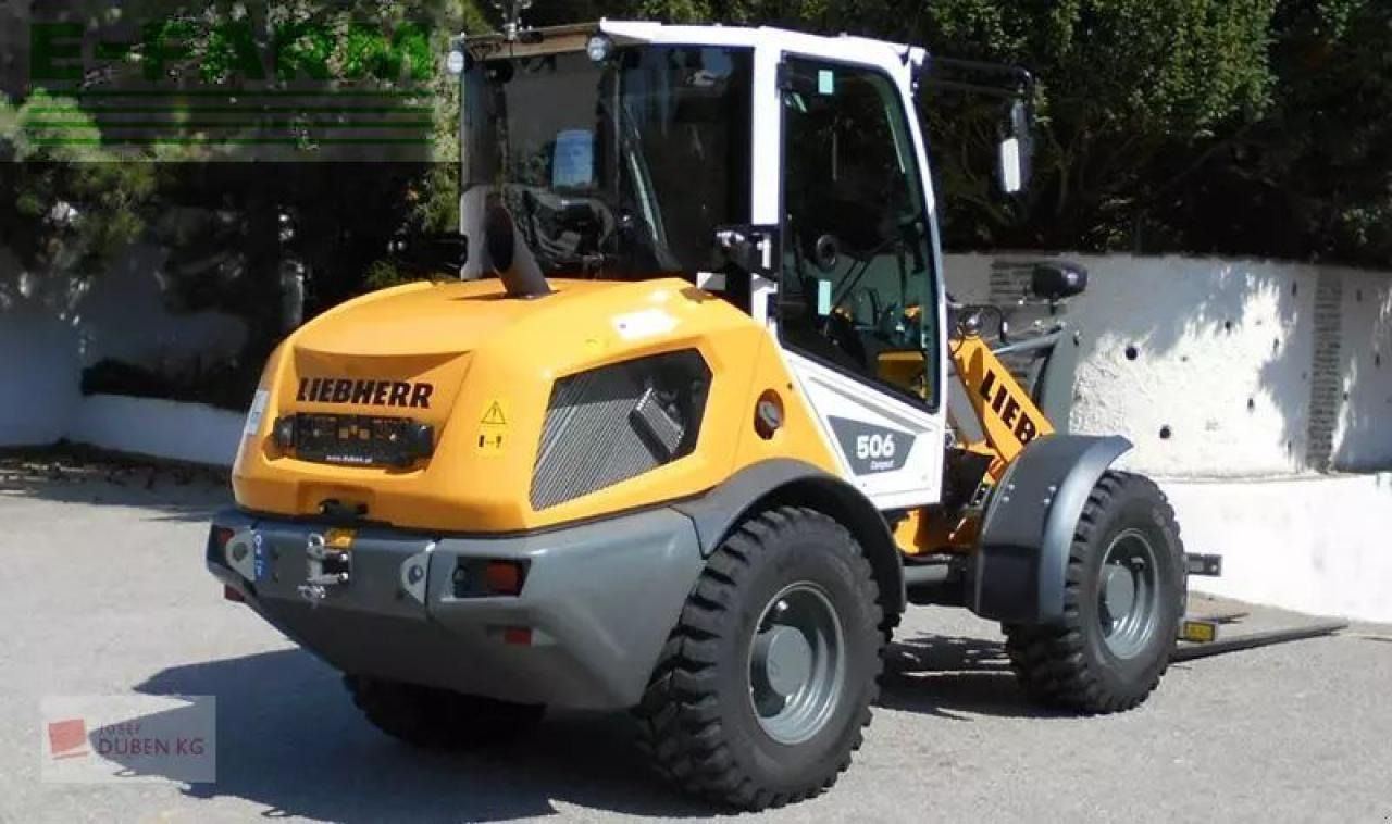 2026 Liebherr L 506 wheel loader, rear three-quarter view 2026 Liebherr L 506 wheel loader, rear three-quarter view