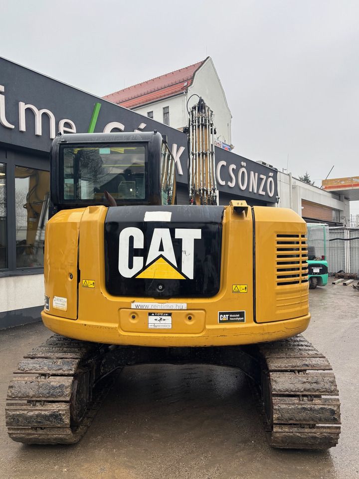 2016 Caterpillar 308E2CR crawler excavator, rear view