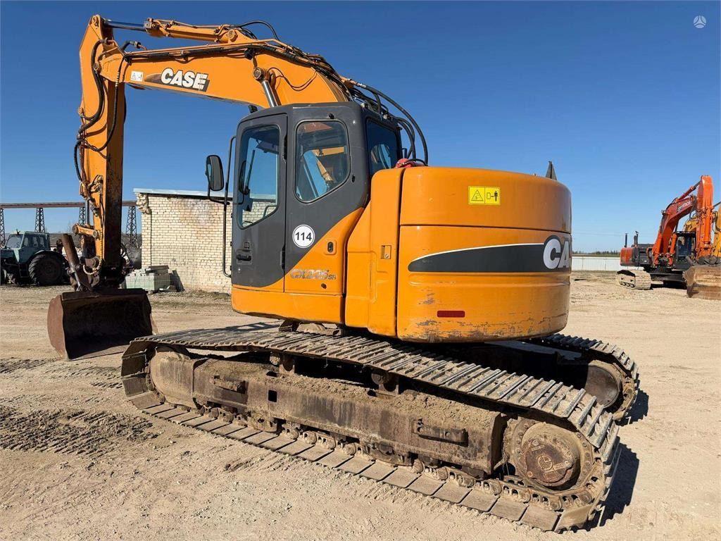 2005 CASE CX 225 SR LC crawler excavator, rear three-quarter view