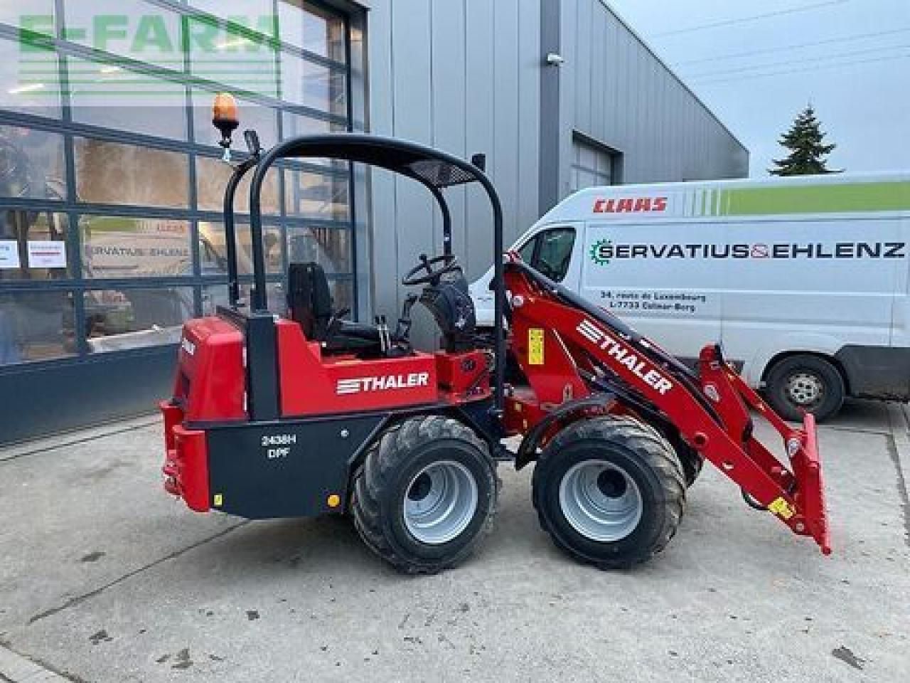 2024 Thaler 2438 H mini excavator, rear three-quarter view