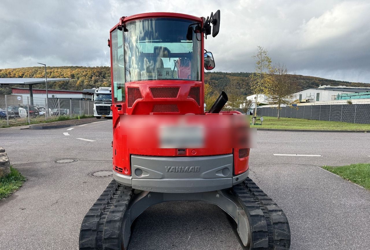 2016 Yanmar VIO50-U mini excavator, rear view
