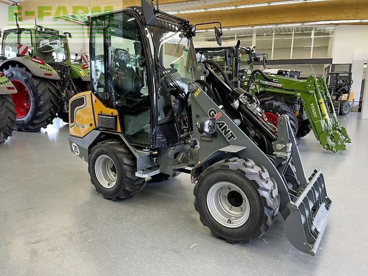 2023 Giant G2700E T wheel loader, front three-quarter view 2023 Giant G2700E T wheel loader, front three-quarter view