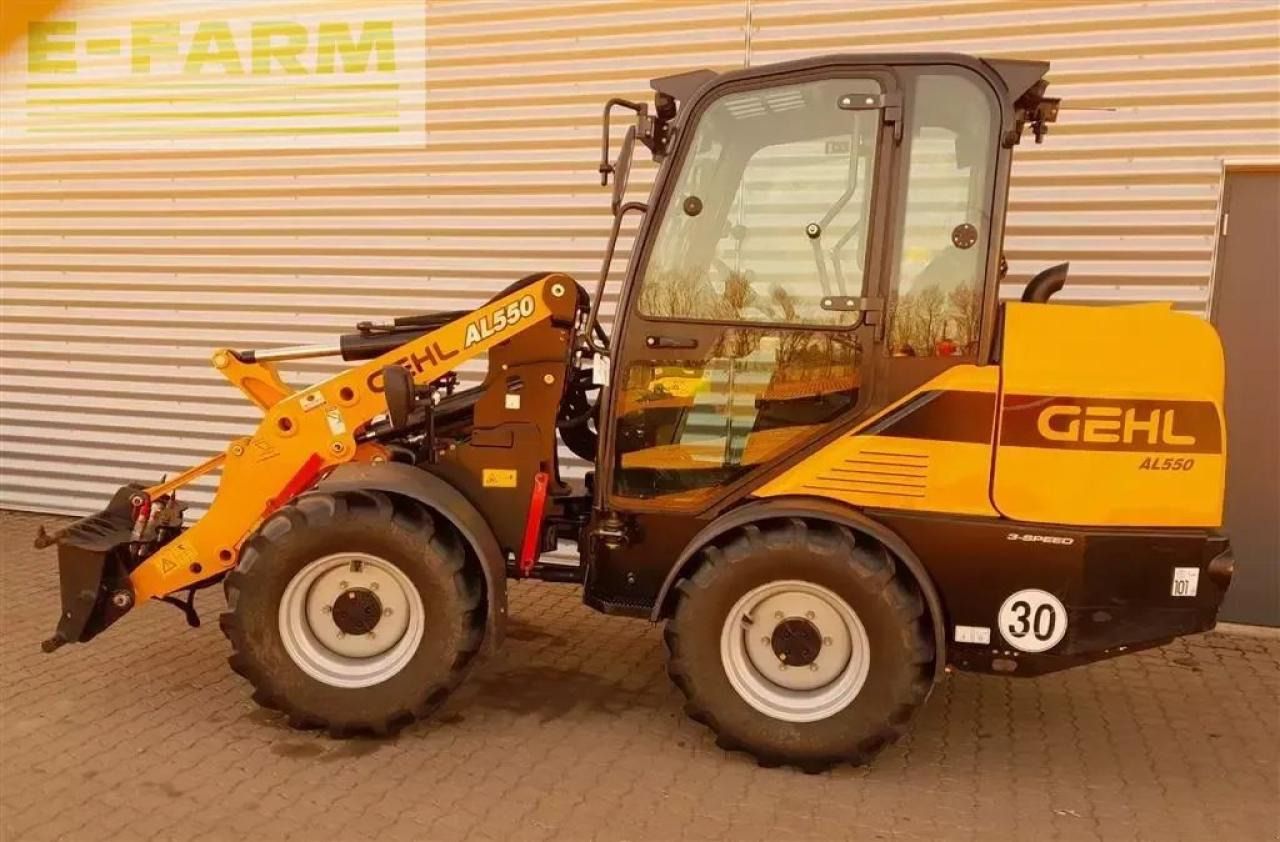 2022 Mustang AL 550 wheel loader, side view 2022 Mustang AL 550 wheel loader, side view