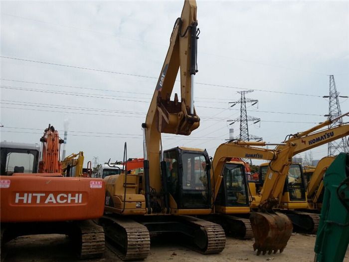 2018 Caterpillar 312D crawler excavator, front three-quarter view