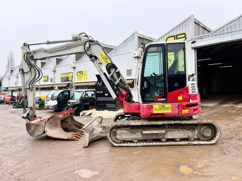 2018 Takeuchi TB280FR crawler excavator side view
