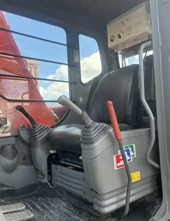 2019 Hitachi ZX120 crawler excavator interior cab view