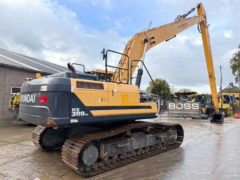 2016 Hyundai HX300LR excavator, rear three-quarter view