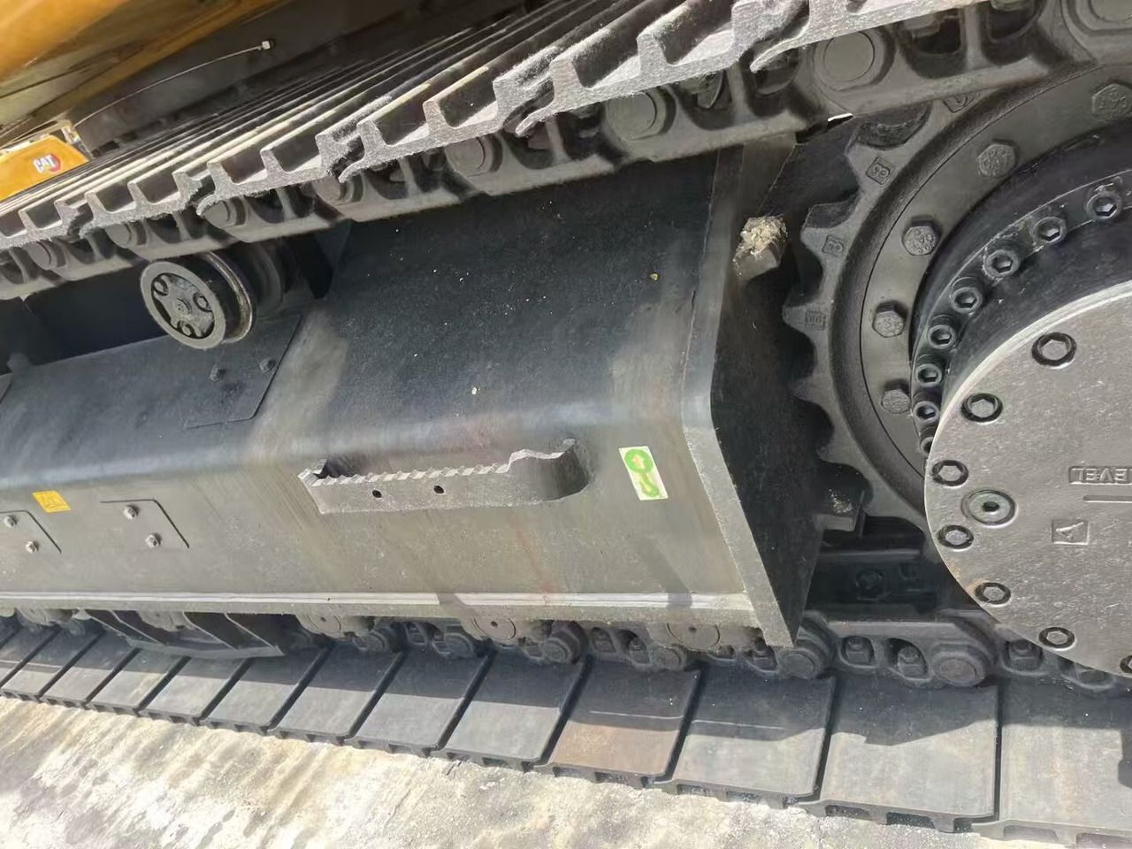 2022 Caterpillar 330D crawler excavator track assembly detail