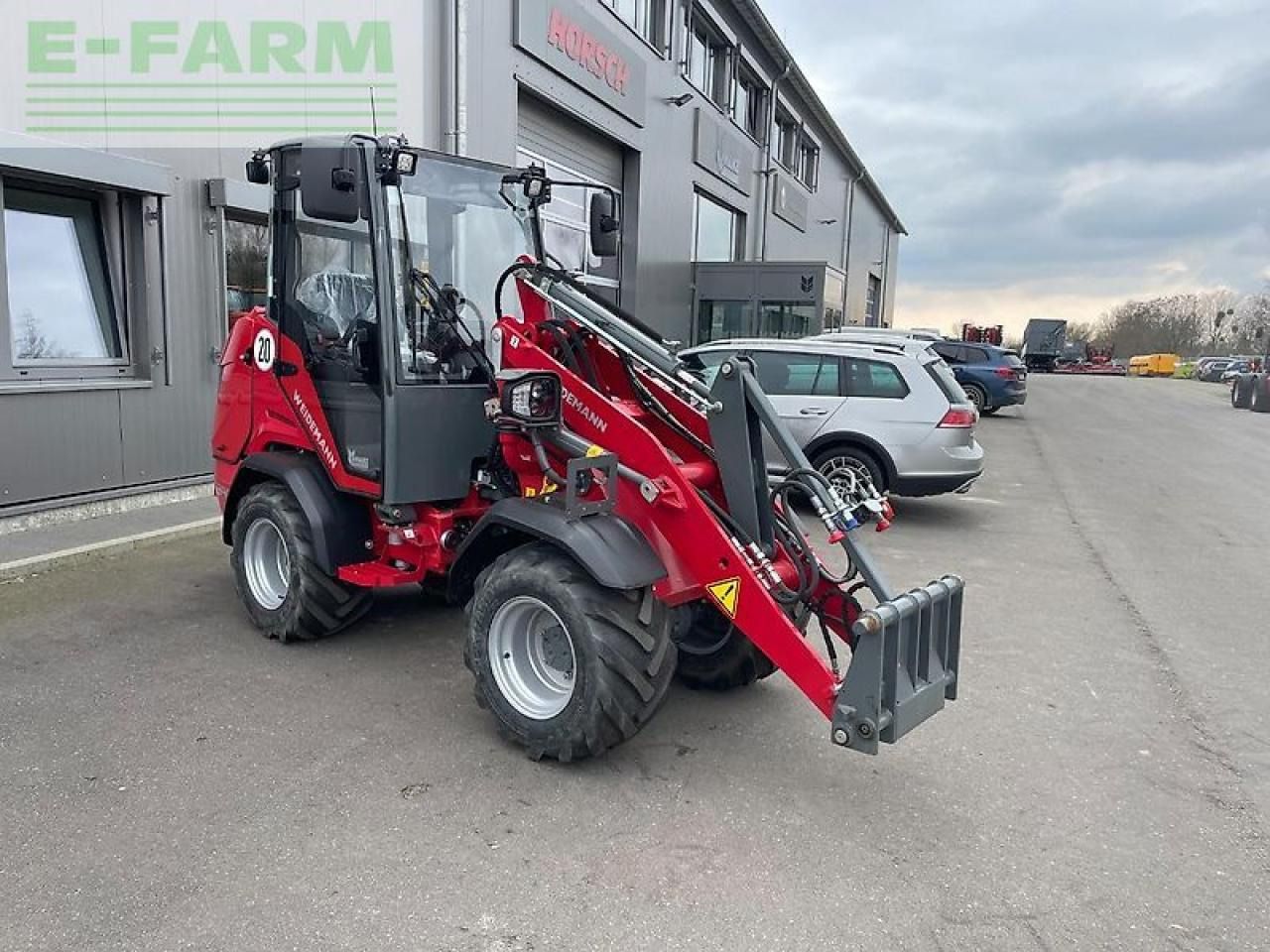 2023 Weidemann 1390 wheel loader, front three-quarter view 2023 Weidemann 1390 wheel loader, front three-quarter view