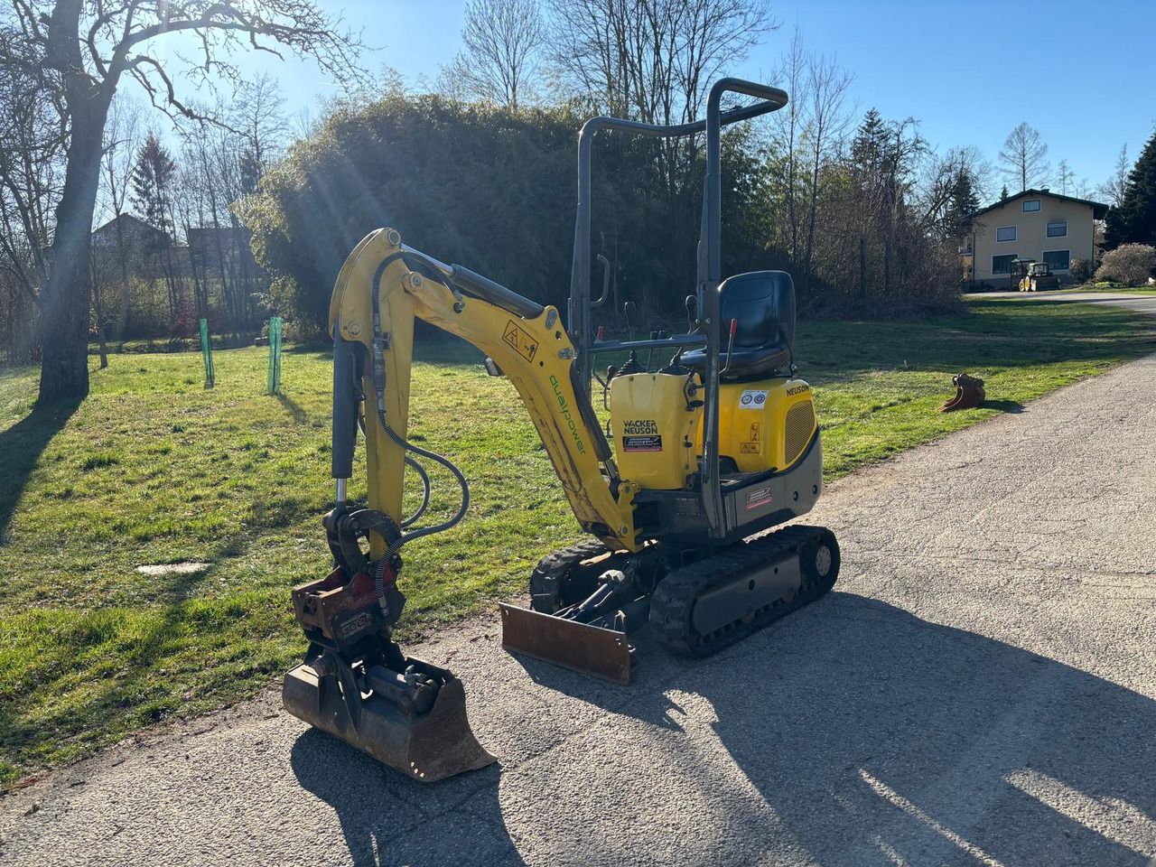 2019 Wacker Neuson 803 mini excavator, side view