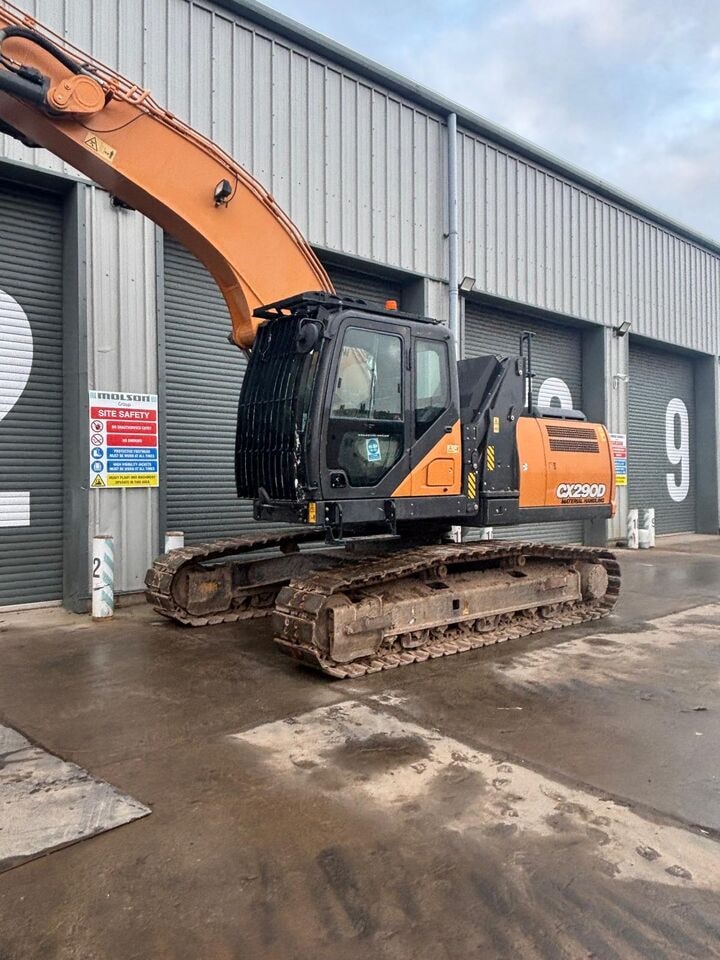 2020 CASE CX290D crawler excavator, side view