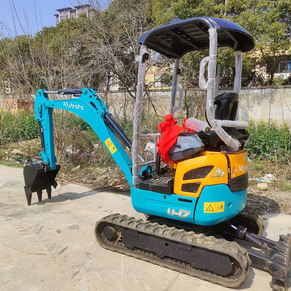 2023 Kubota U17 mini excavator, side view 2023 Kubota U17 mini excavator, side view