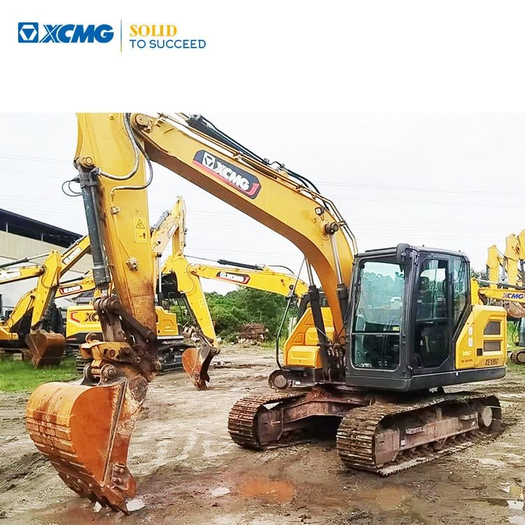 2024 XCMG XE135G crawler excavator, side view