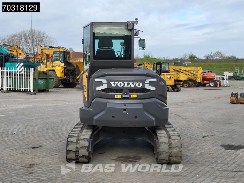 2021 Volvo ECR50F mini excavator, rear view