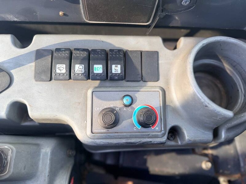 2021 Yanmar VIO576B mini excavator cab interior controls