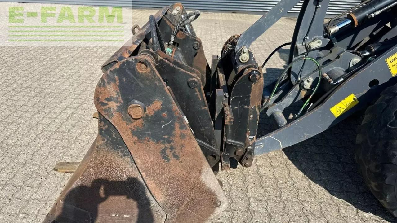 2013 Terex TL80 mini excavator bucket attachment close-up