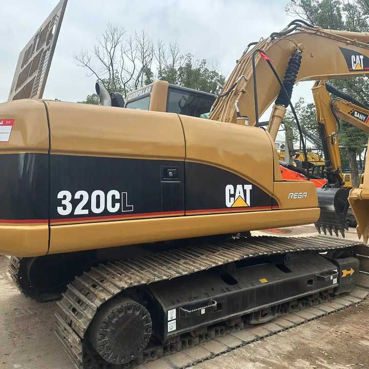 2022 Caterpillar 320CL crawler excavator, side profile view