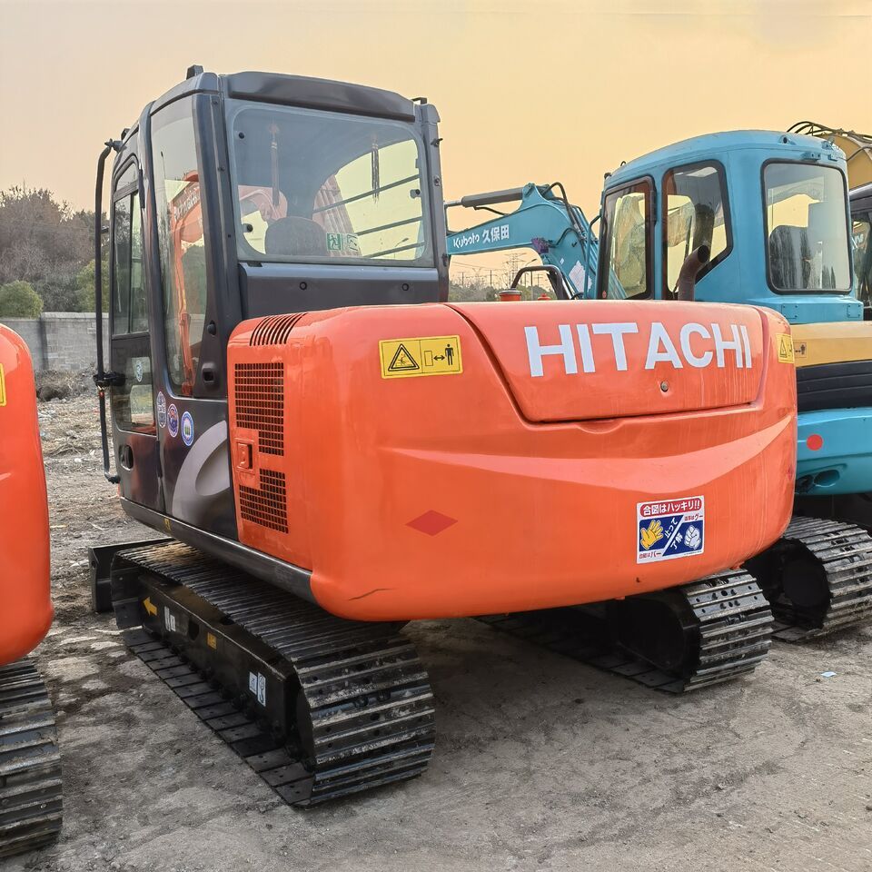 2024 Hitachi ZX60-5G excavator, rear three-quarter view