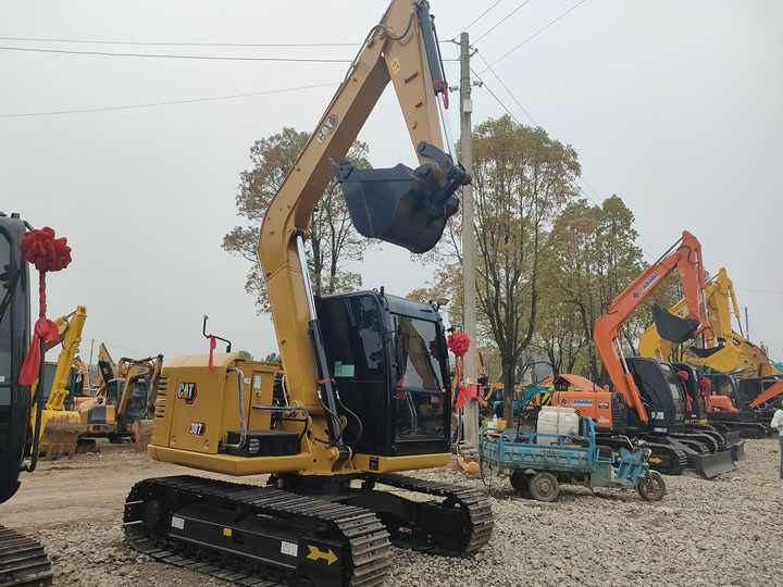 2022 Caterpillar 307E mini excavator, side view