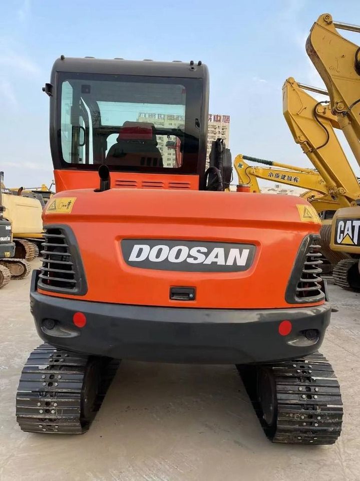 2023 Doosan DX60-9C mini excavator, rear view