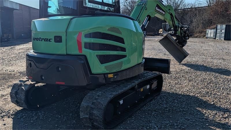2026 Eurotrac HE60-EV mini excavator, rear three-quarter view