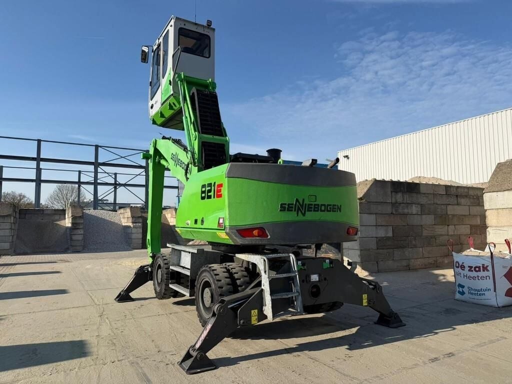 2016 Sennebogen 821M E material handler, rear three-quarter view