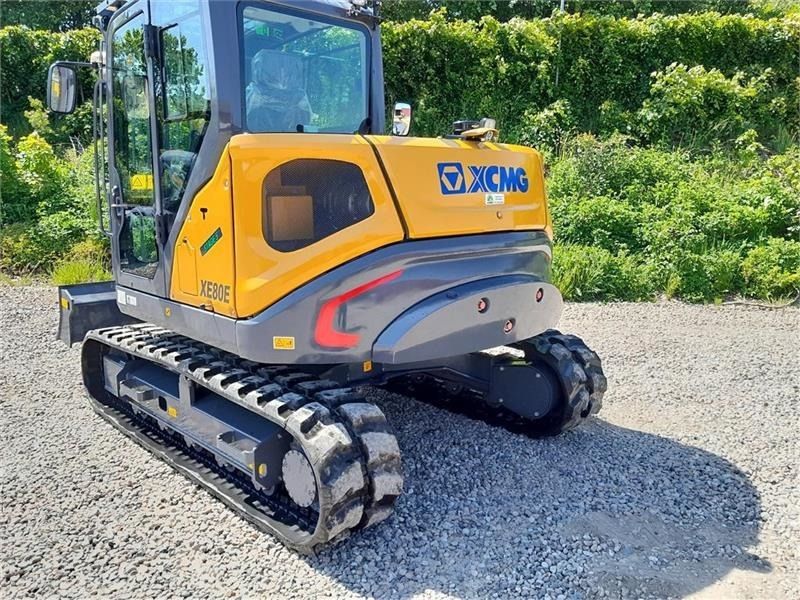2022 XCMG XE80E crawler excavator rear view